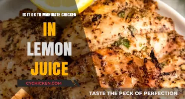 Marinating Chicken in Lemon Juice: Safe or Not?