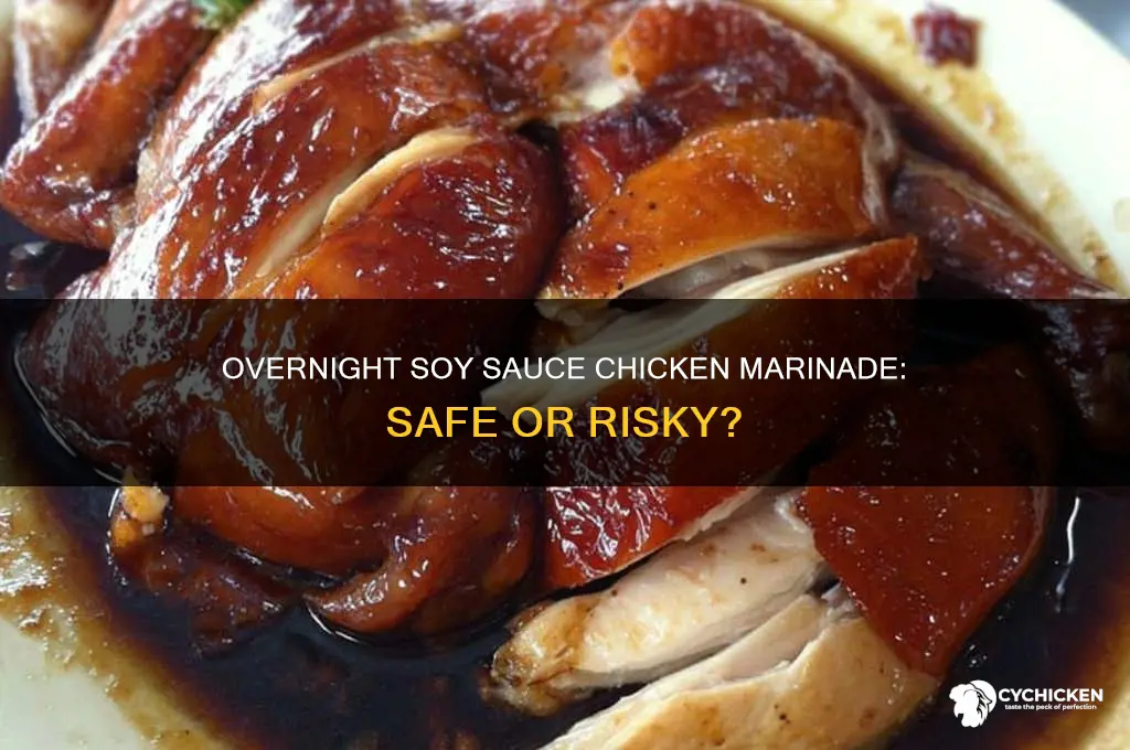 is it ok to marinate chicken in soy sauce overnight