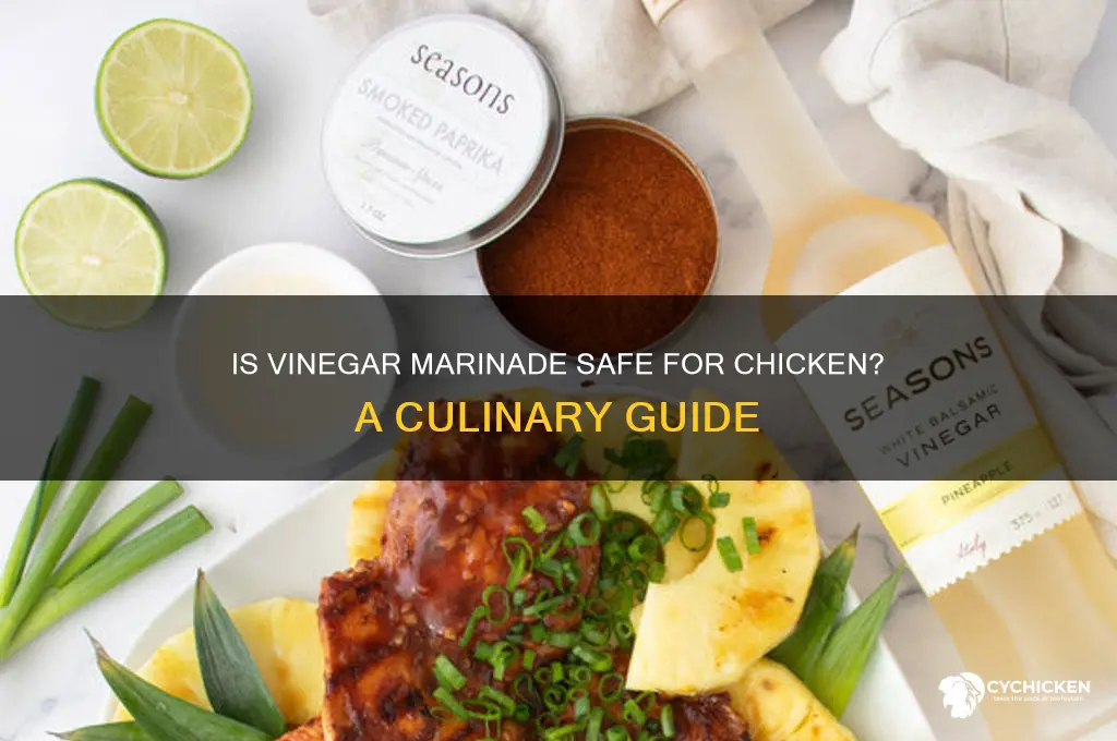 is it ok to marinate chicken in vinegar