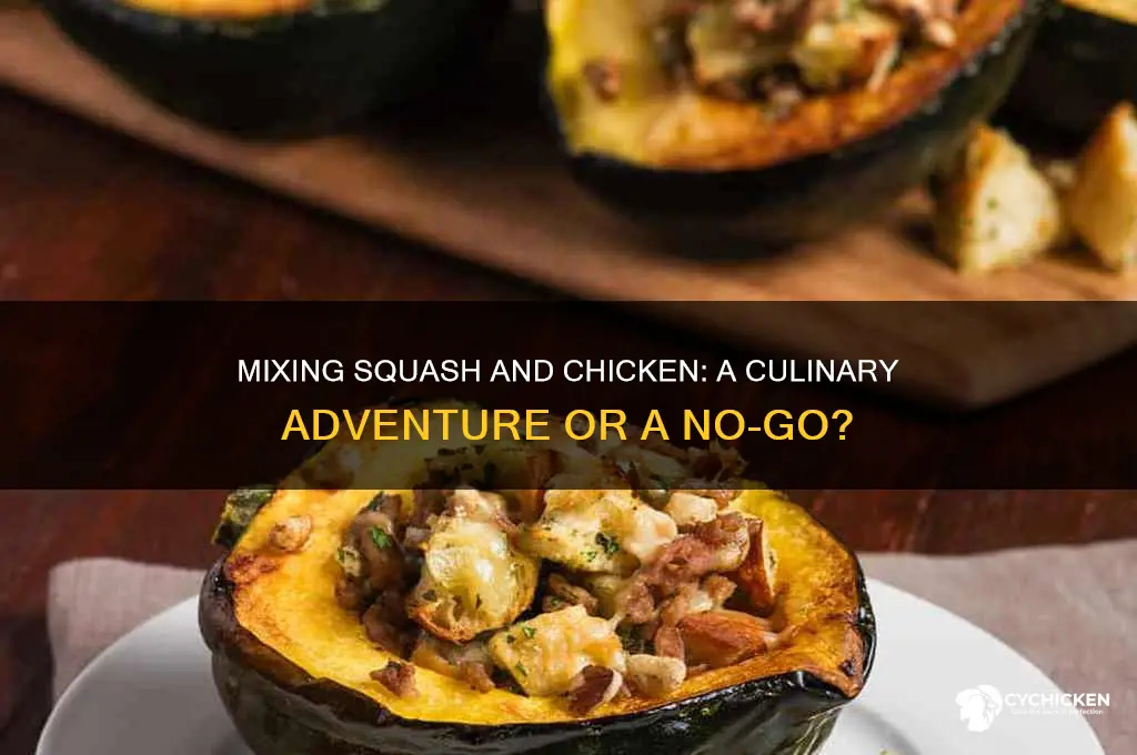 is it ok to mix squash and chicken