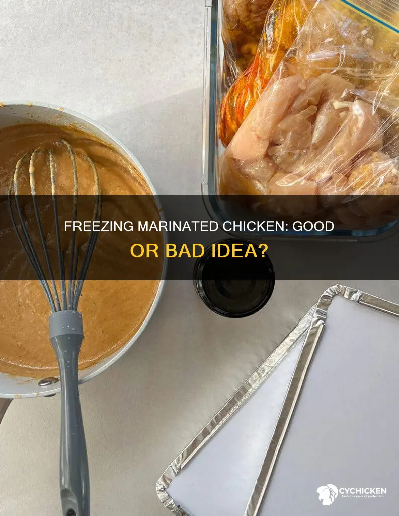 is it ok to put marinated chicken in the freezer