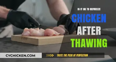 Refreezing Thawed Chicken: Safe or Risky? Expert Food Safety Tips