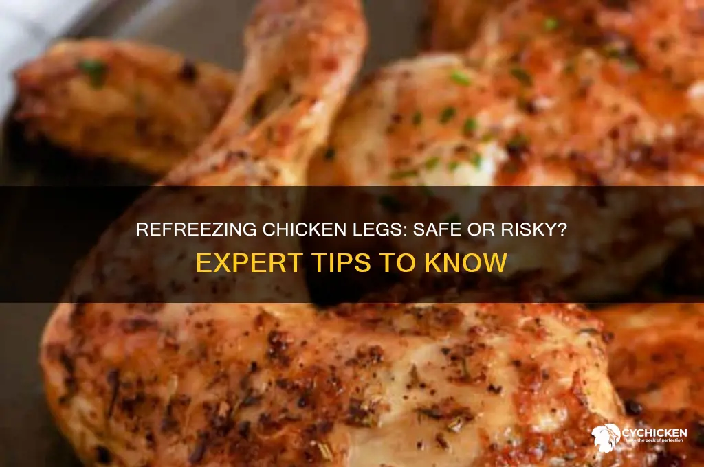 is it ok to refreeze chicken legs