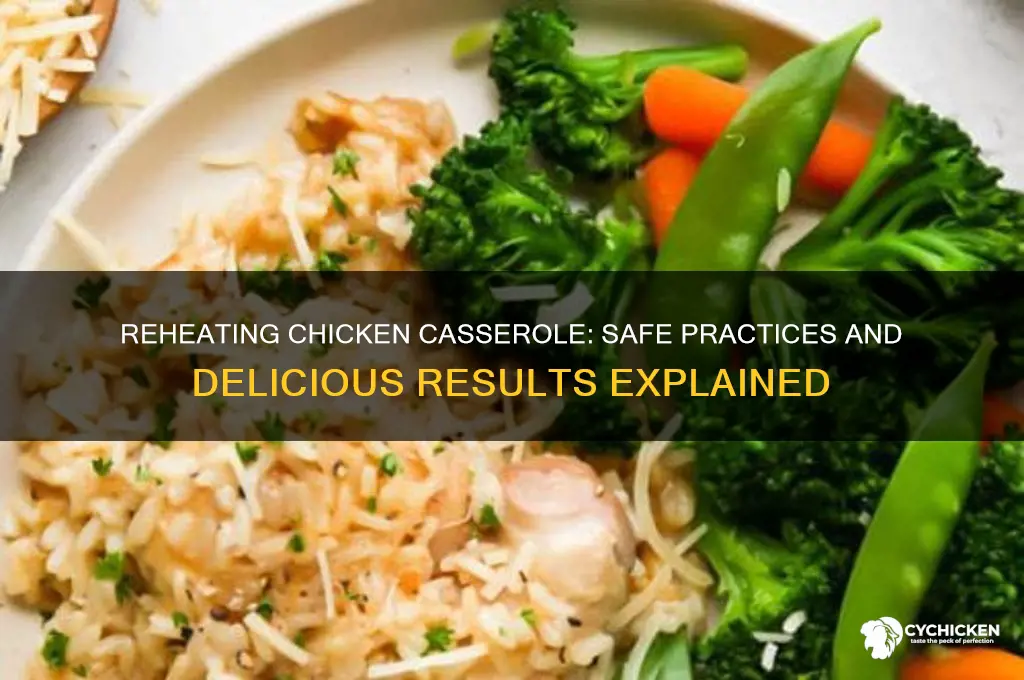 is it ok to reheat chicken casserole
