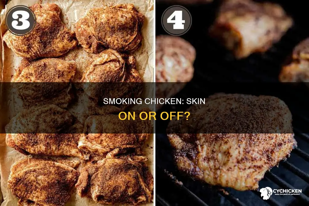 is it ok to smoke chicken without the skin