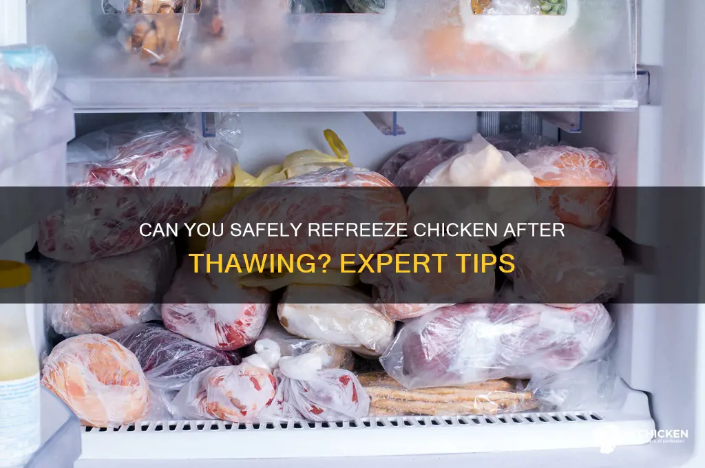 is it ok to unfreeze and refreeze chicken