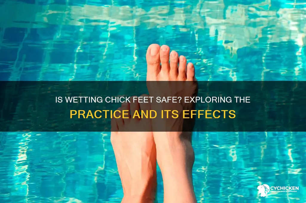 is it ok to wet chick fee
