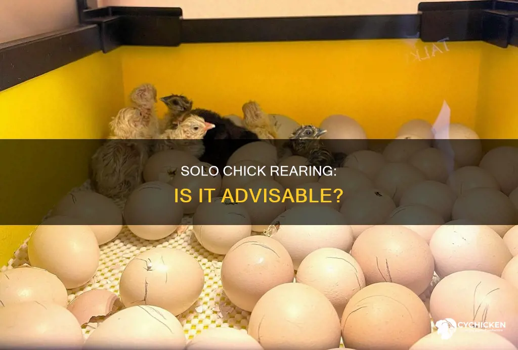 is it okay for one chick to be raised alone