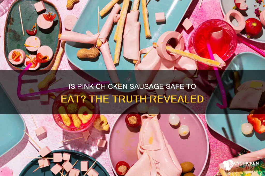 is it okay if chicken sausage is pink
