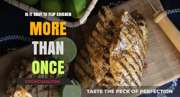 Flipping Chicken: How Often Is Too Often?