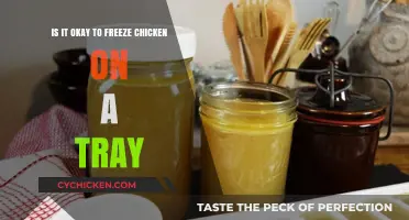 Freezing Chicken on a Tray: Is It Safe?