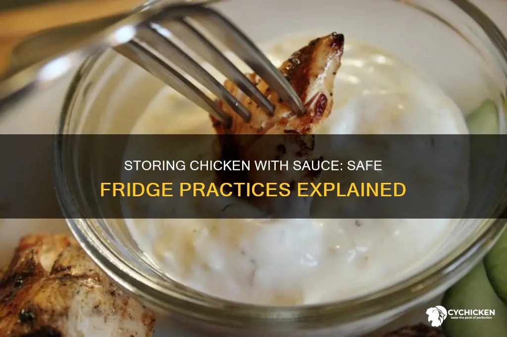 is it okay to keep chicken with sauce in fridge