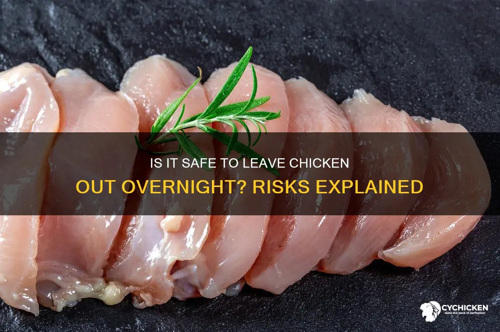 is it okay to leave chicken out