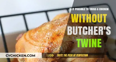 Trussing a Chicken: No Twine, No Problem?