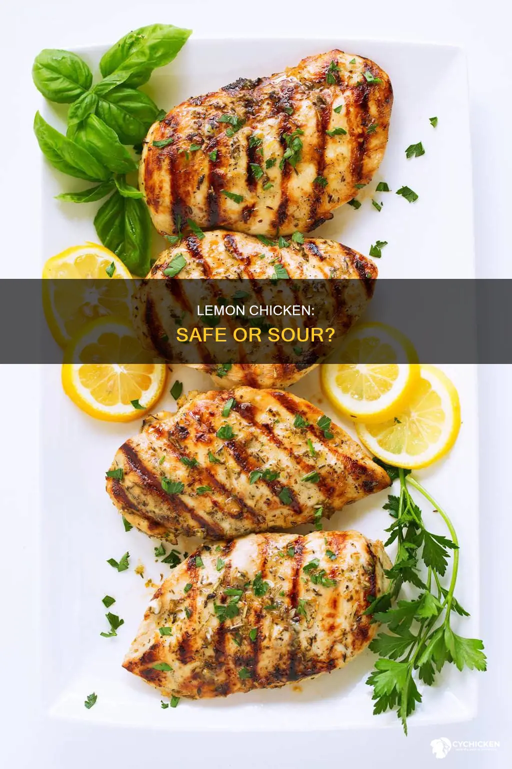is it saf to leave chicken in lemon juice