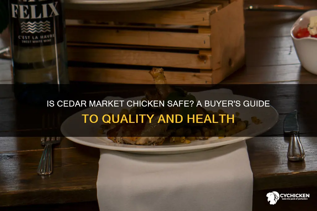 is it safe to buy chicken in cedar market