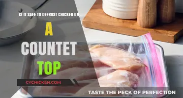 Defrosting Chicken: Counter-top Safety Tips