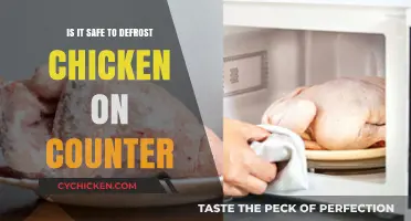Defrosting Chicken on the Counter: Safe Practice or Risky Move?