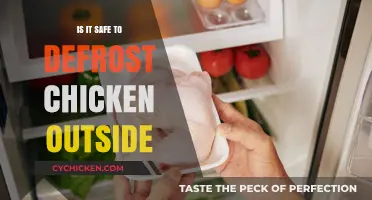 Defrosting Chicken Outside: Safe Practice or Risky Move?