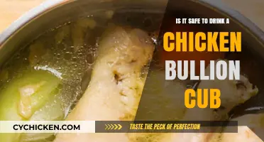 Chicken Bullion Cubes: Safe to Drink?