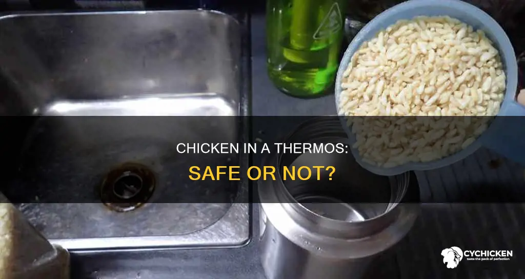 is it safe to keep chicken warn in a thermos
