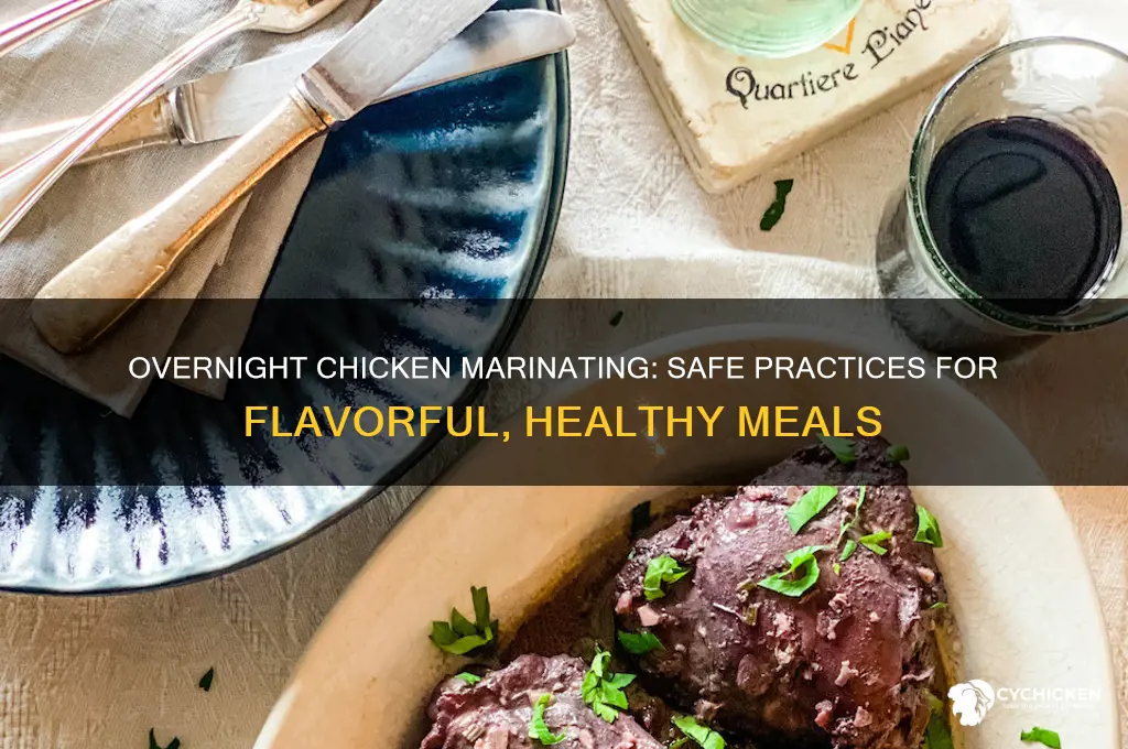 is it safe to marinate raw chicken overnight