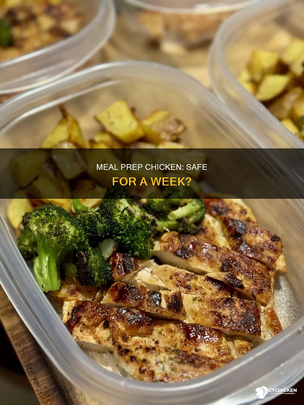 is it safe to meal prep chicken for a week