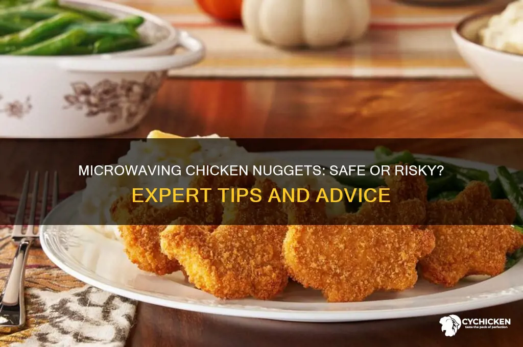 is it safe to microwave chicken nughgets