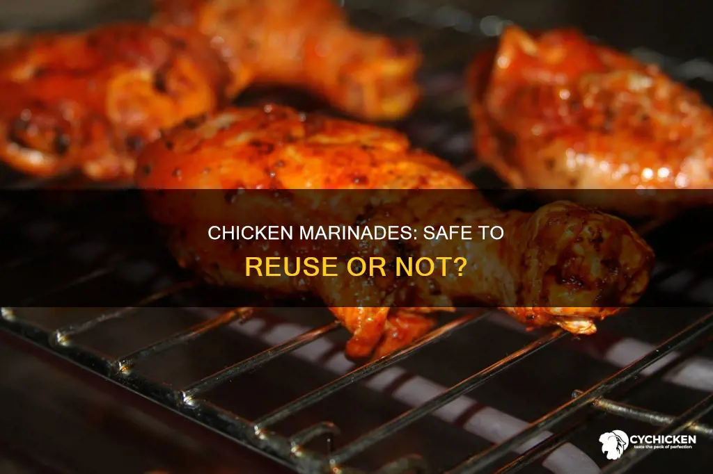 is it safe to put raw chicken in old marinades