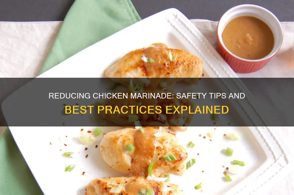 is it safe to reduce a chicken marinade