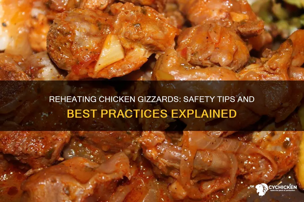 is it safe to reheat chicken gizzards