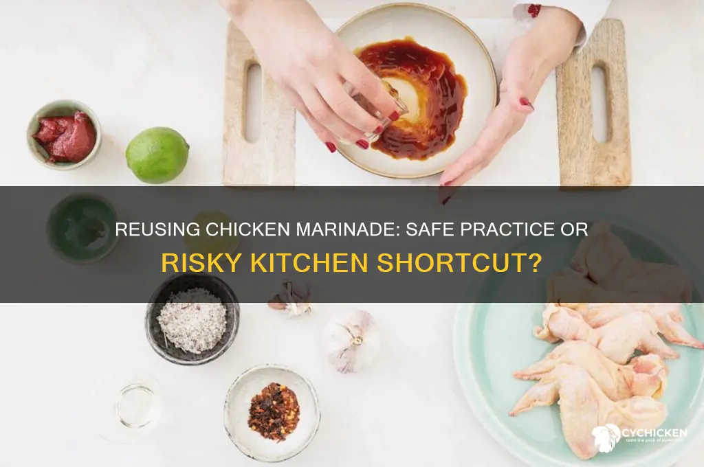 is it safe to reuse chicken marinade