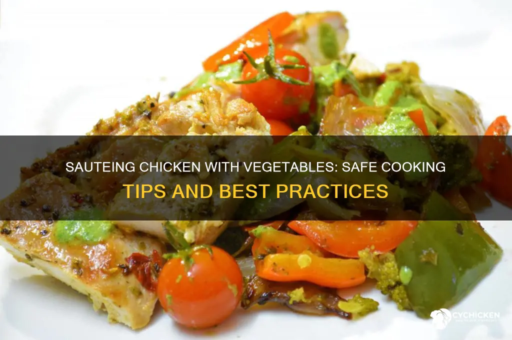 is it safe to saute chicken with vegetables
