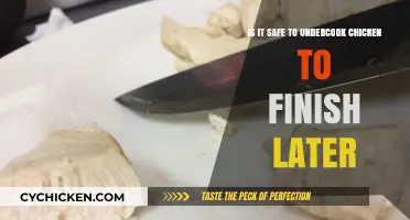 Undercooked Chicken: Safe to Finish Later?
