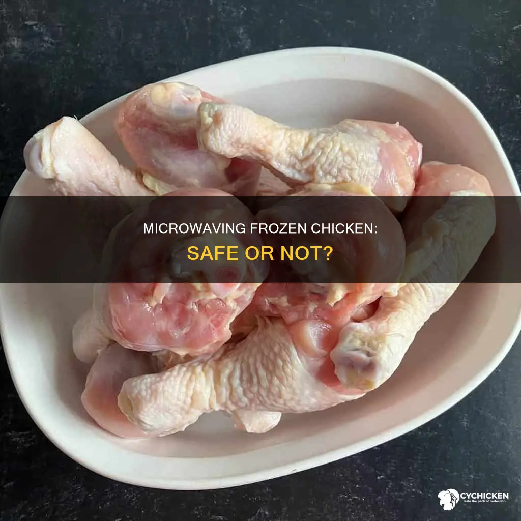 is it safe to unthaw chicken in the microwave
