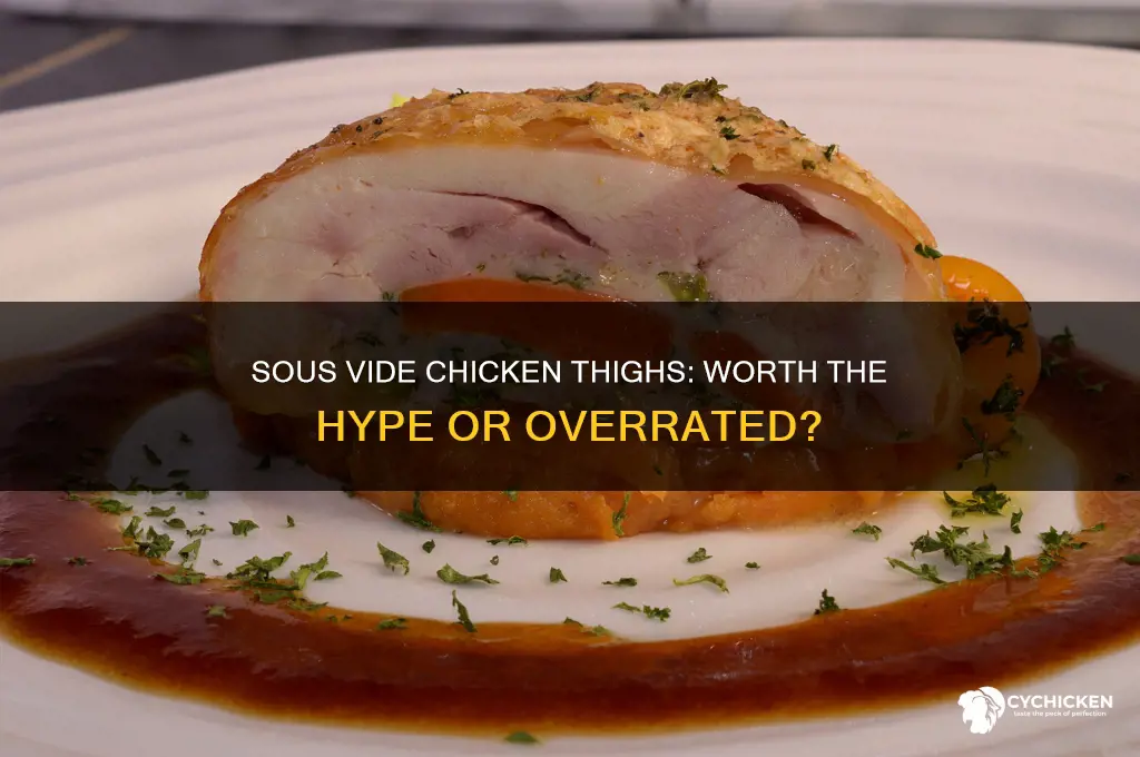 is it worth sous vide chicken thigh