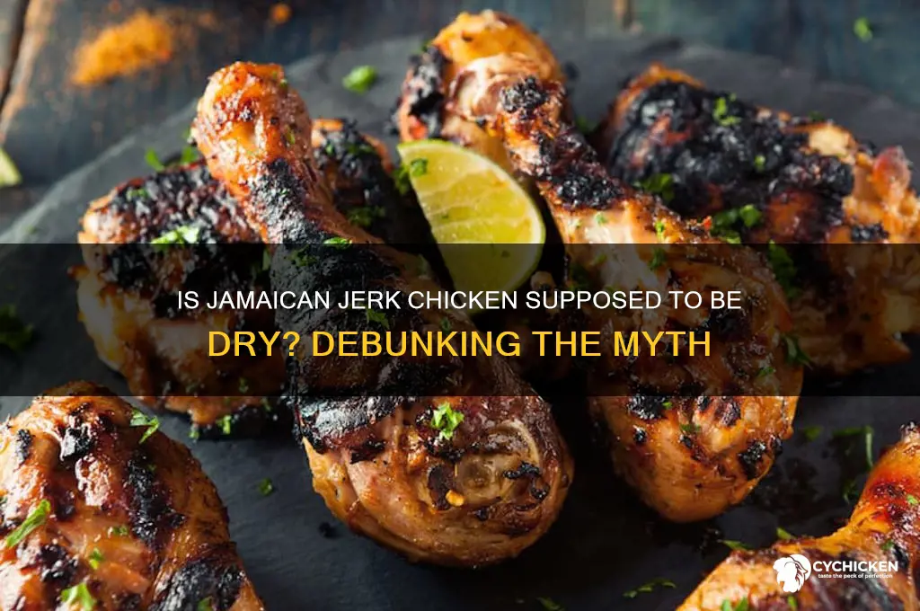 is jamaican jerk chicken supposed to be dry