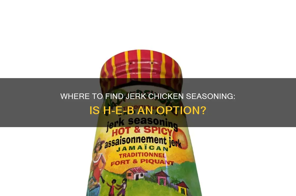 is jerk chicken seasoning sold at heb