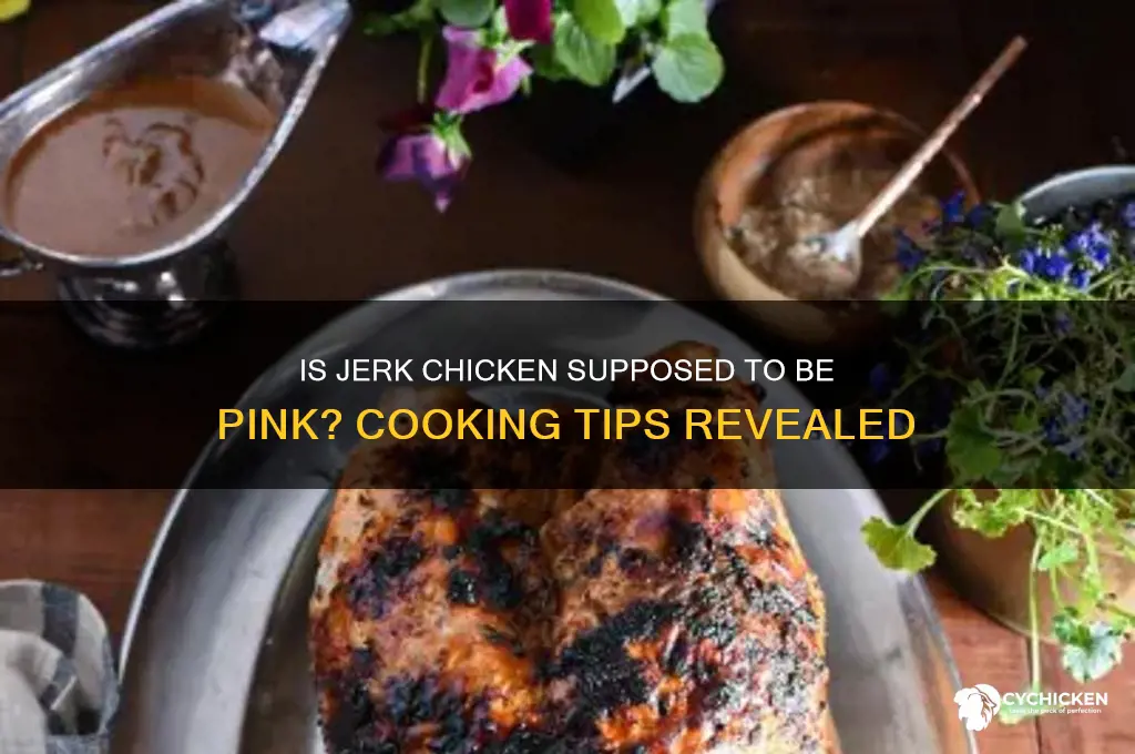 is jerk chicken supposed to be pink