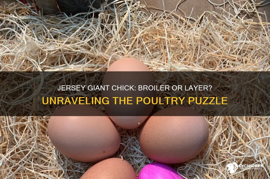 is jersey giant chick a broiler or layer