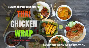 Jimmy John's Thai Chicken Wrap: Back for Good?