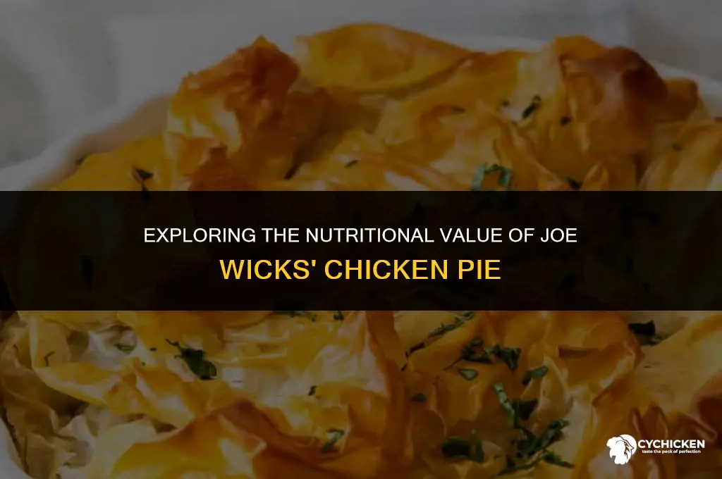 is joe wicks chicken pie healthy