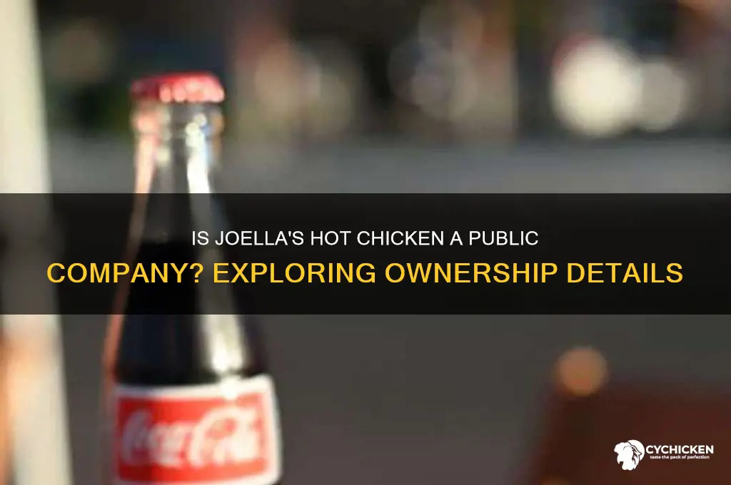 is joellas hot chicken a public company