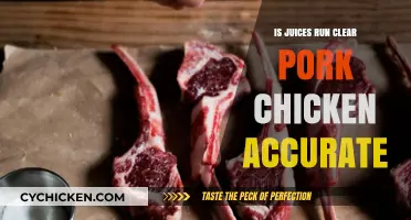 Is 'Juices Run Clear' an Accurate Way to Check Pork and Chicken Doneness?