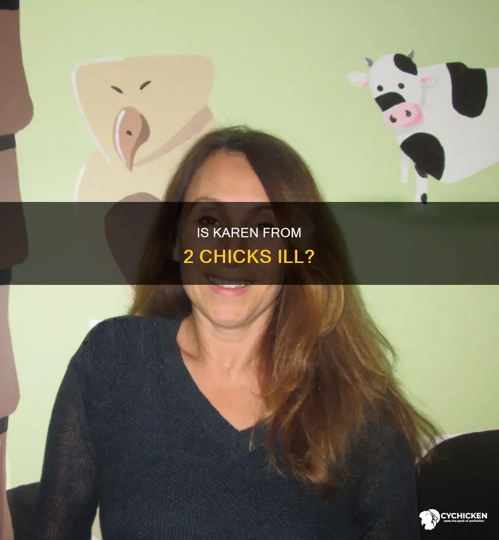 is karen from 2 chicks and a hammer sick