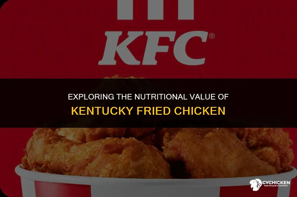 is kentucky chicken healthy