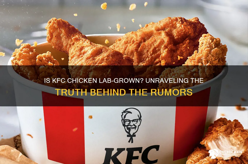 is kfc chicken grown in a lab