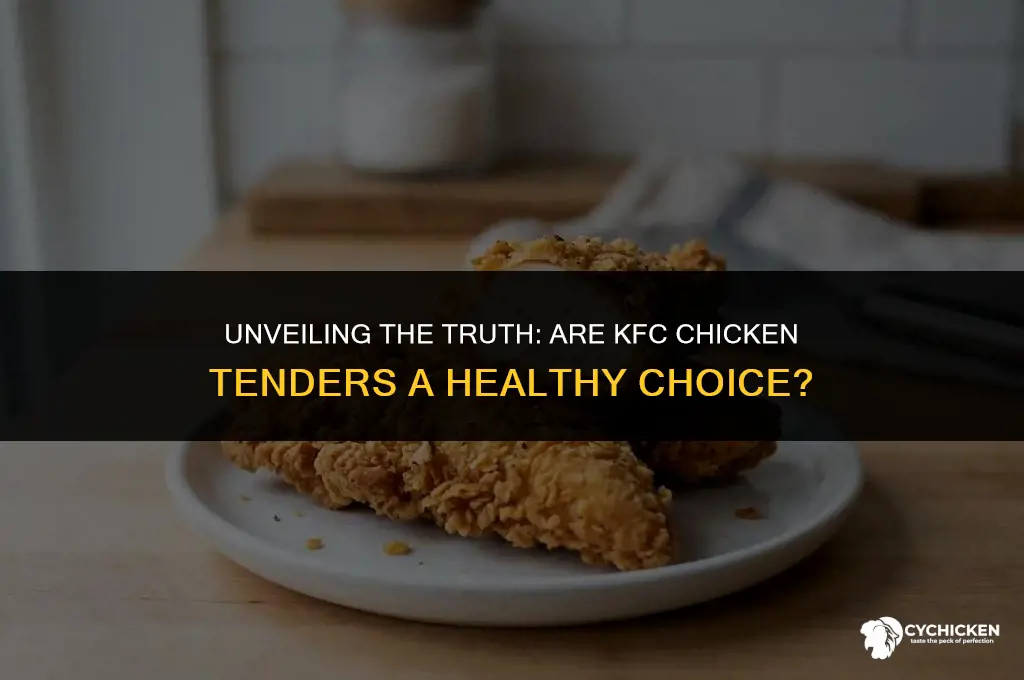 is kfc chicken tenders healthy