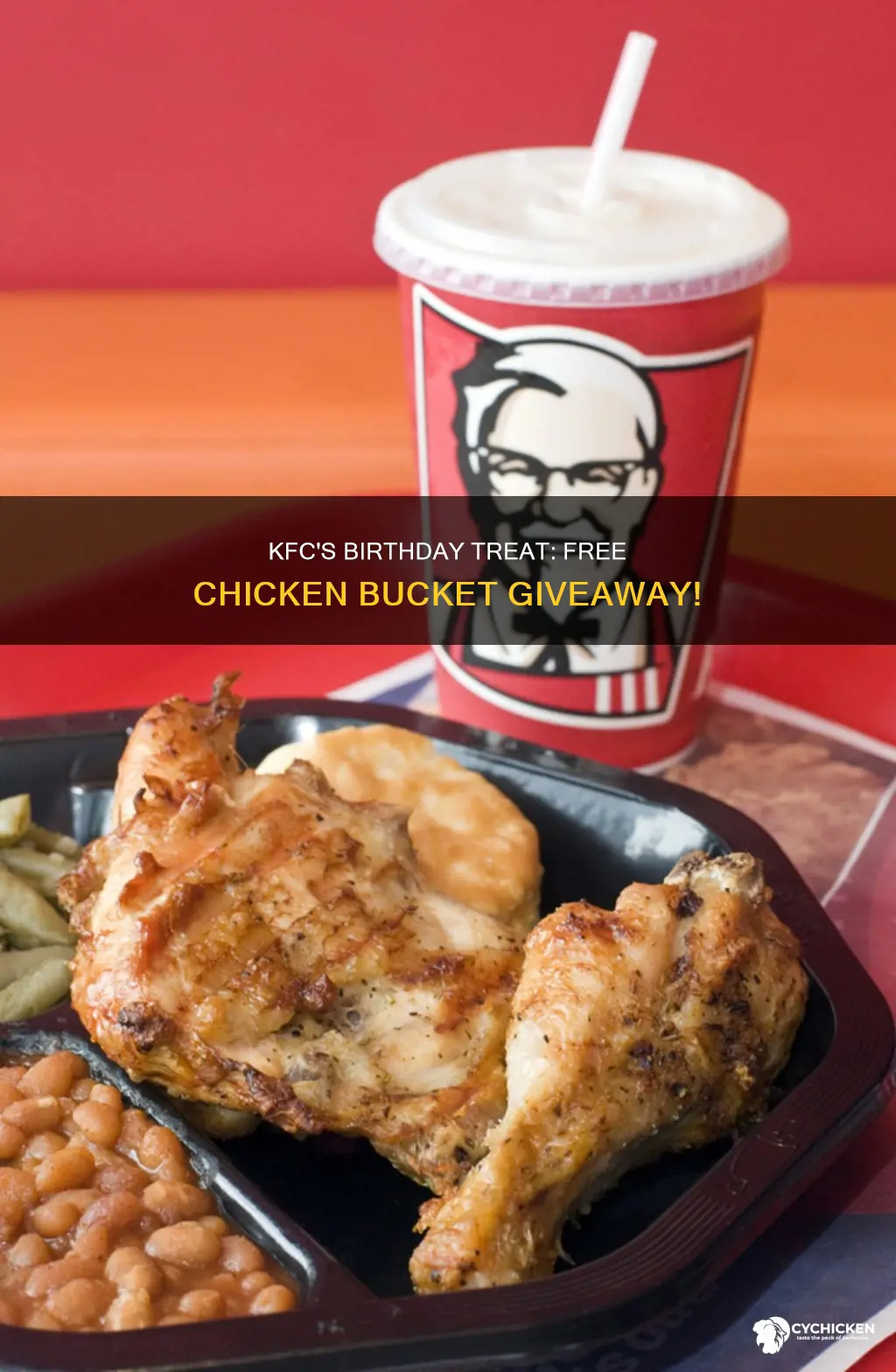 is kfc giving away bucket of chicken turning 68