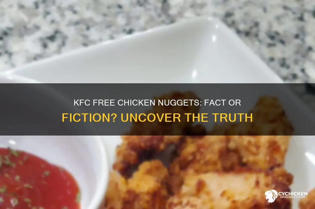is kfc giving free chicken nuggets